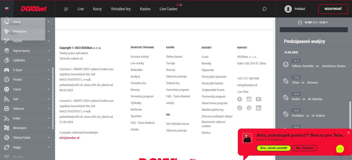 Doxxbet Kontakt sk