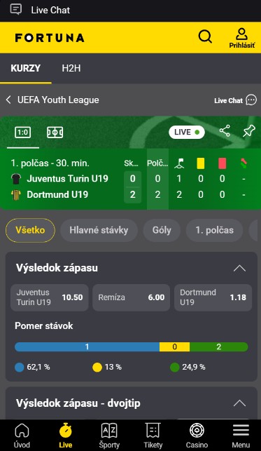 Fortuna Live sk