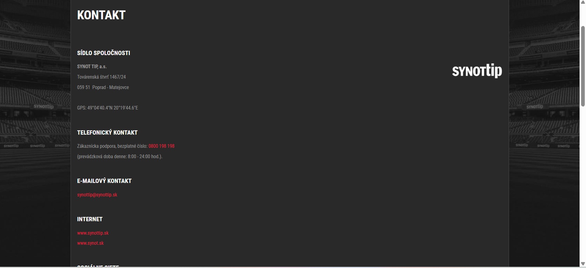 Synottip Kontakt Sk